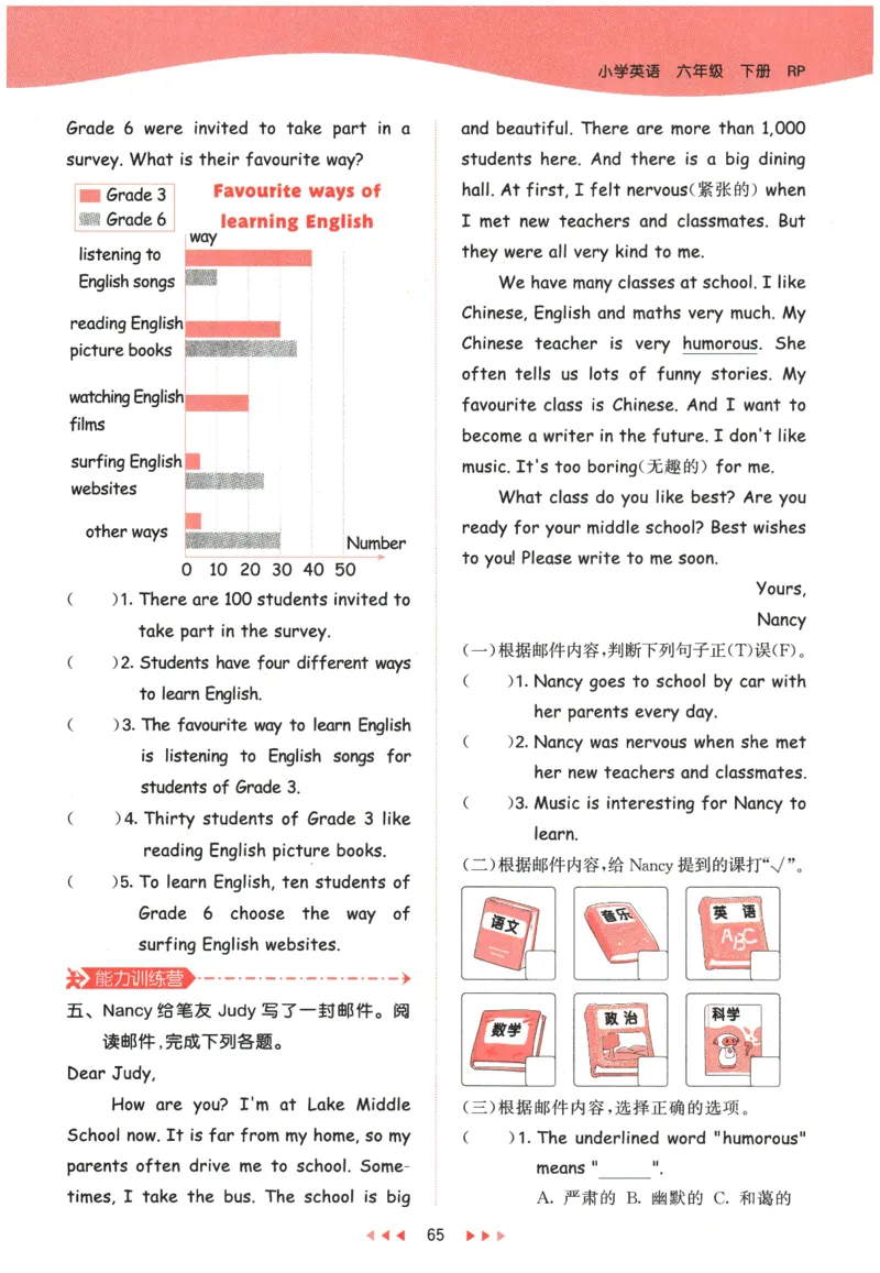 2026春《53天天练》英语PEP6下_2026春小学教辅大合集_7-26春《53天天练》系列_26春《53天天练》英语_26春《53天天练》英语PEP_2026春《53天天练》英语PEP6下