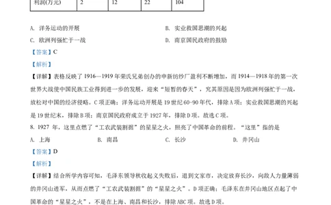 精品解析：2022年江苏省盐城市中考历史真题（解析版）_8历史中考复习_2025年中考复习资料_中考真题（近三年）_2022年中考历史试卷114份_精品解析：2022年江苏省盐城市中考历史真题