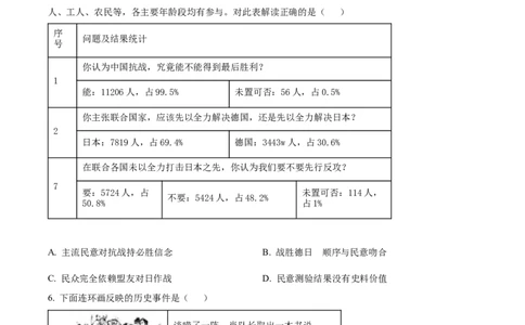 精品解析：2022年江苏省徐州市中考历史真题（原卷版）_8历史中考复习_2025年中考复习资料_中考真题（近三年）_2022年中考历史试卷114份_精品解析：2022年江苏省徐州市中考历史真题