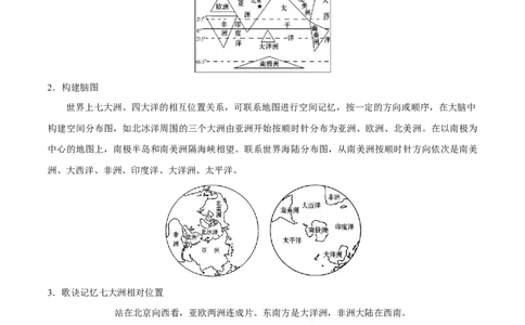 考点04陆地和海洋-备战2023年中考地理考点一遍过_7地理中考复习_2023年中考复习资料_专项复习_2023年中考地理考点一遍过-----