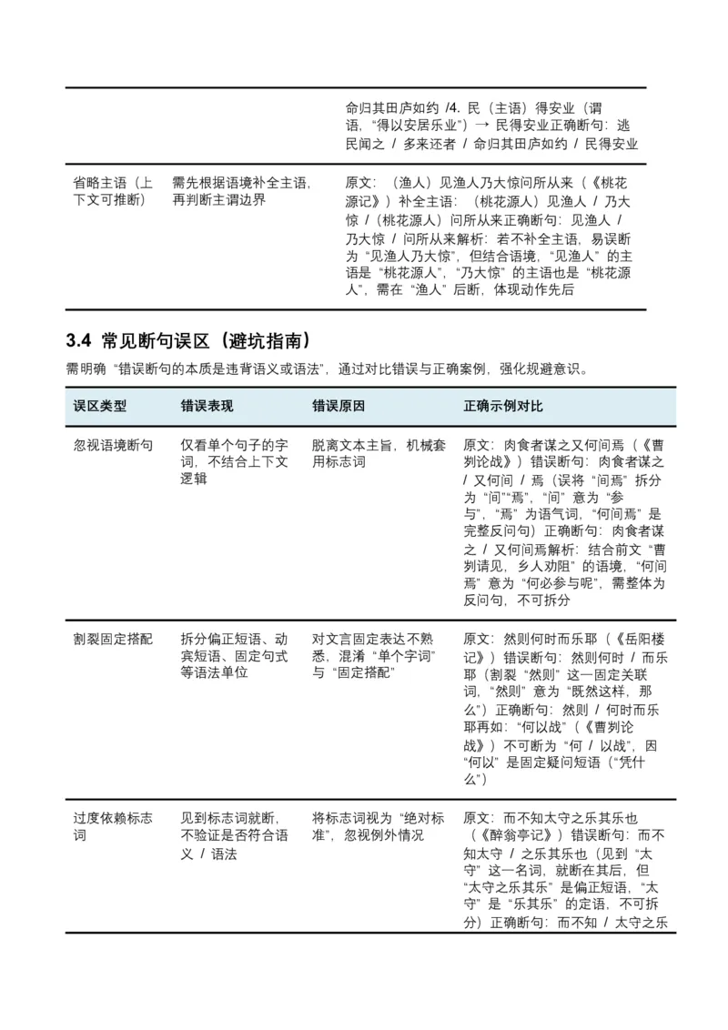 2026年全国中考语文一轮复习讲义：古诗文阅读之（文言断句）（全国适用）（原卷）_中考复习资料_语数英物化_1语文中考复习_2026年中考复习（更新中）_2026年全国中考语文一轮复习讲义