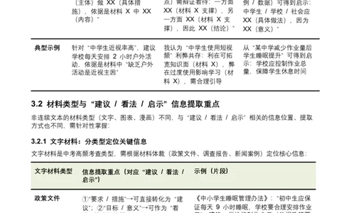 2026年全国中考语文一轮复习讲义：非连续文本（建议、看法、启示）（全国适用）（原卷）_中考复习资料_语数英物化_1语文中考复习_2026年中考复习（更新中）