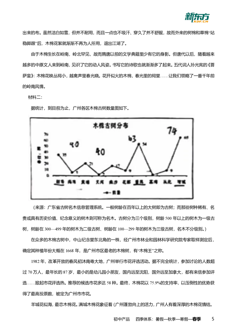 2024年广东省广州市越秀区中考语文一模试卷-题目版_初中近3年全区全科一模真题_2024年广州初三一模各区全科真题卷（70份）_语文2024年广州中考一模