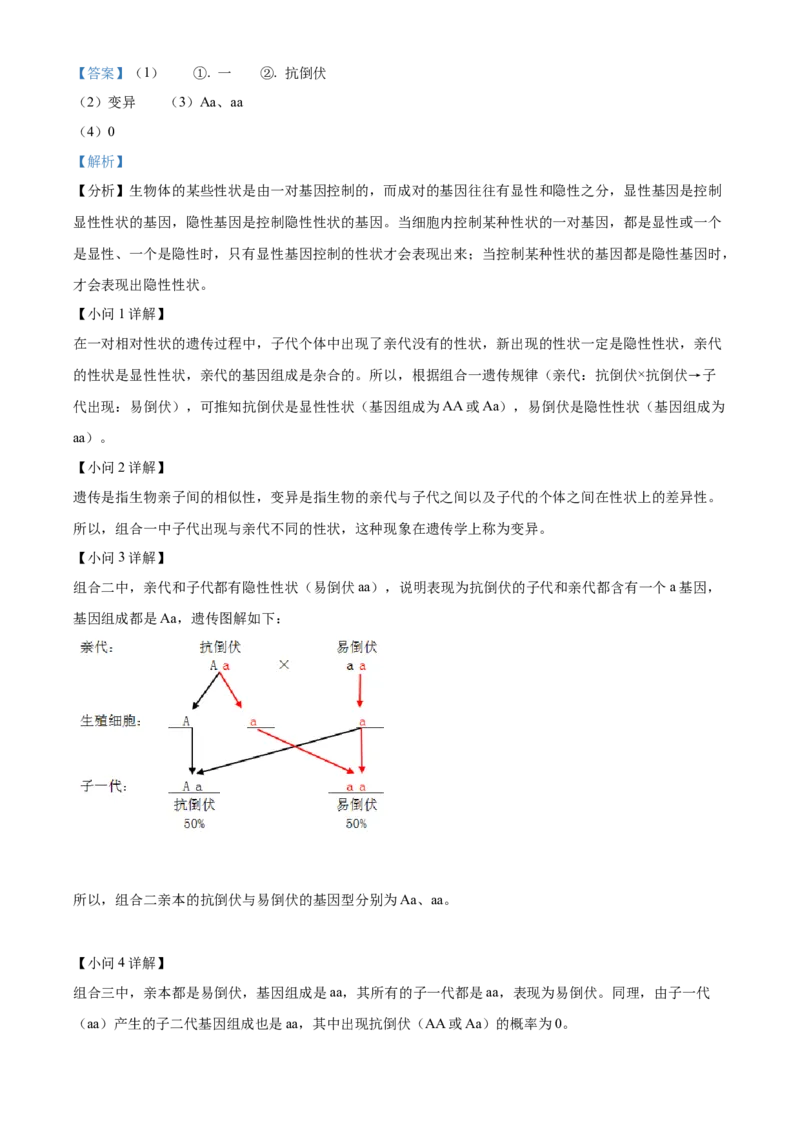 精品解析：2022年广西贺州市中考生物真题（解析版）_6生物中考复习_2025中考复习资料_中考真题（近三年）_2022年生物中考真题114份_精品解析：2022年广西贺州市中考生物真题