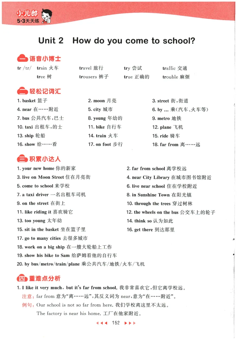 2026春《53天天练》英语YL5下知识清单_2026春小学教辅大合集_7-26春《53天天练》系列_26春《53天天练》英语_26春《53天天练》英语YL_2026春《53天天练》英语YL5下
