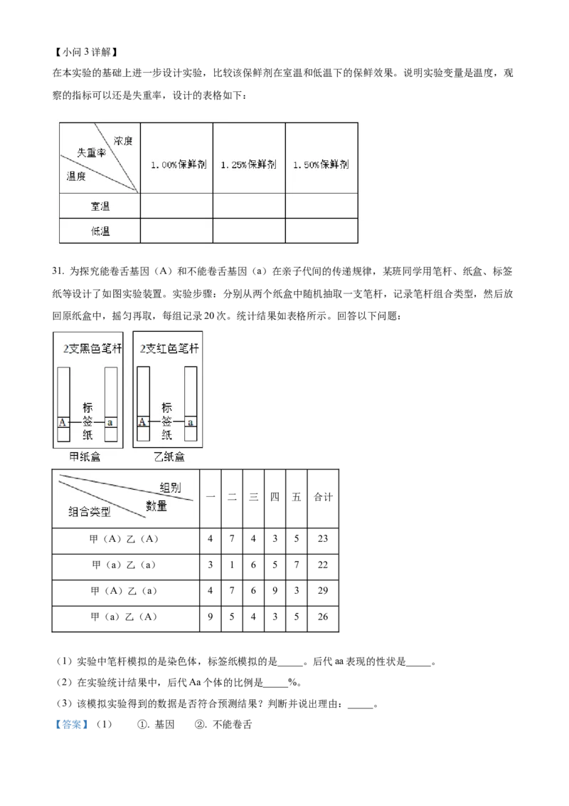 精品解析：2022年湖南省长沙市中考生物真题（解析版）_6生物中考复习_2025中考复习资料_中考真题（近三年）_2022年生物中考真题114份_精品解析：2022年湖南省长沙市中考生物真题