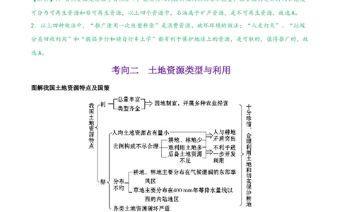 考点16中国的自然资源-备战2023年中考地理考点一遍过_7地理中考复习_2023年中考复习资料_专项复习_2023年中考地理考点一遍过-----