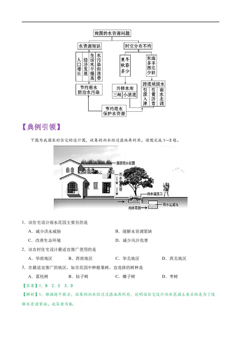考点16中国的自然资源-备战2023年中考地理考点一遍过_7地理中考复习_2023年中考复习资料_专项复习_2023年中考地理考点一遍过-----