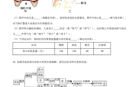 精品解析：2022年湖南省长沙市中考生物真题（原卷版）_6生物中考复习_2025中考复习资料_中考真题（近三年）_2022年生物中考真题114份_精品解析：2022年湖南省长沙市中考生物真题