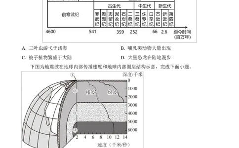 高一上12月月考地理试题_2024年12月试卷_1222四川省南充市嘉陵一中2024-2025学年高一上学期12月月考_四川省南充市嘉陵一中2024-2025学年高一上学期12月月考地理试题Word版含解析