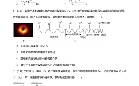 2025年广东省广州市从化区中考一模物理试卷-题目版_初中近3年全区全科一模真题_2025年广州初三一模各区全科真题卷（73份）_物理2025年广州中考一模