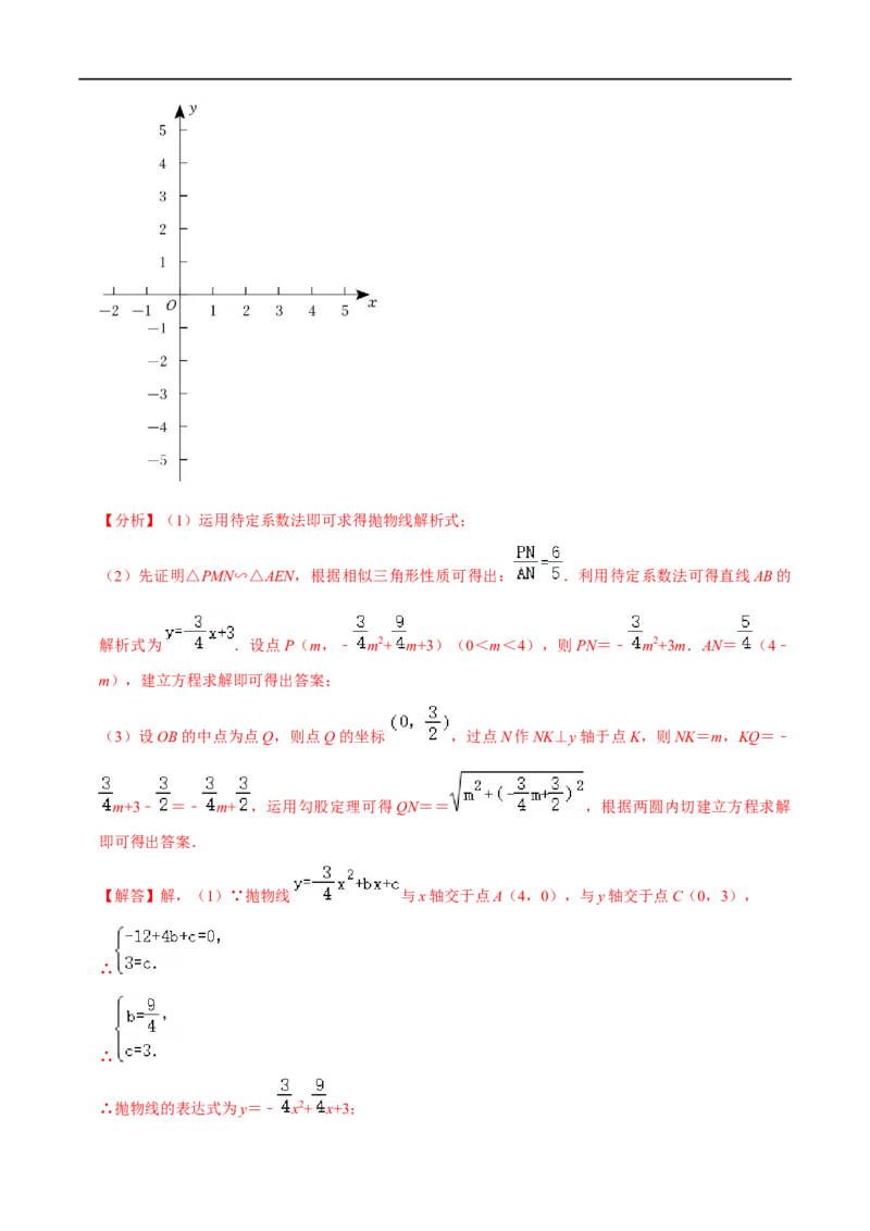 专题10二次函数与圆存在性问题-挑战2023年中考数学压轴题之学霸秘笈大揭秘（全国通用）（解析版）_中考复习资料_语数英物化_2数学中考复习_2023年中考复习资料_专项复习