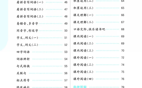 26春《53随堂测》6年级下册人教语文_2026春语文53随堂测