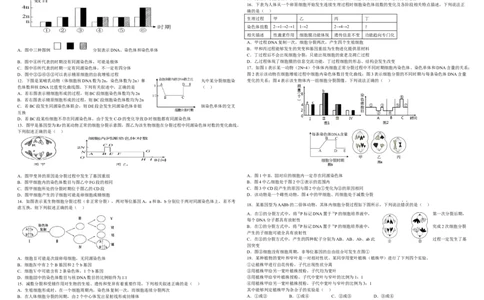 黑龙江省双鸭山市第一中学2022-2023学年高三10月月考生物试题_生物高考模拟题_老高考_2023年