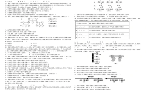 黑龙江省双鸭山市第一中学2022-2023学年高三10月月考生物试题_生物高考模拟题_老高考_2023年