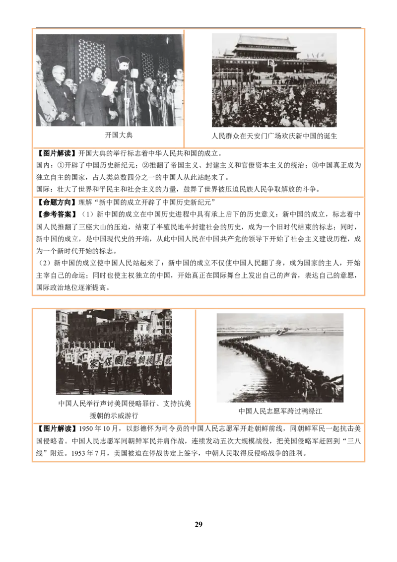 主题18常考图片识记(中国近现代史)(图片解读+命题方向+参考答案)_中考历史资料合集_中考历史专题复习讲义资料（可下载打印）