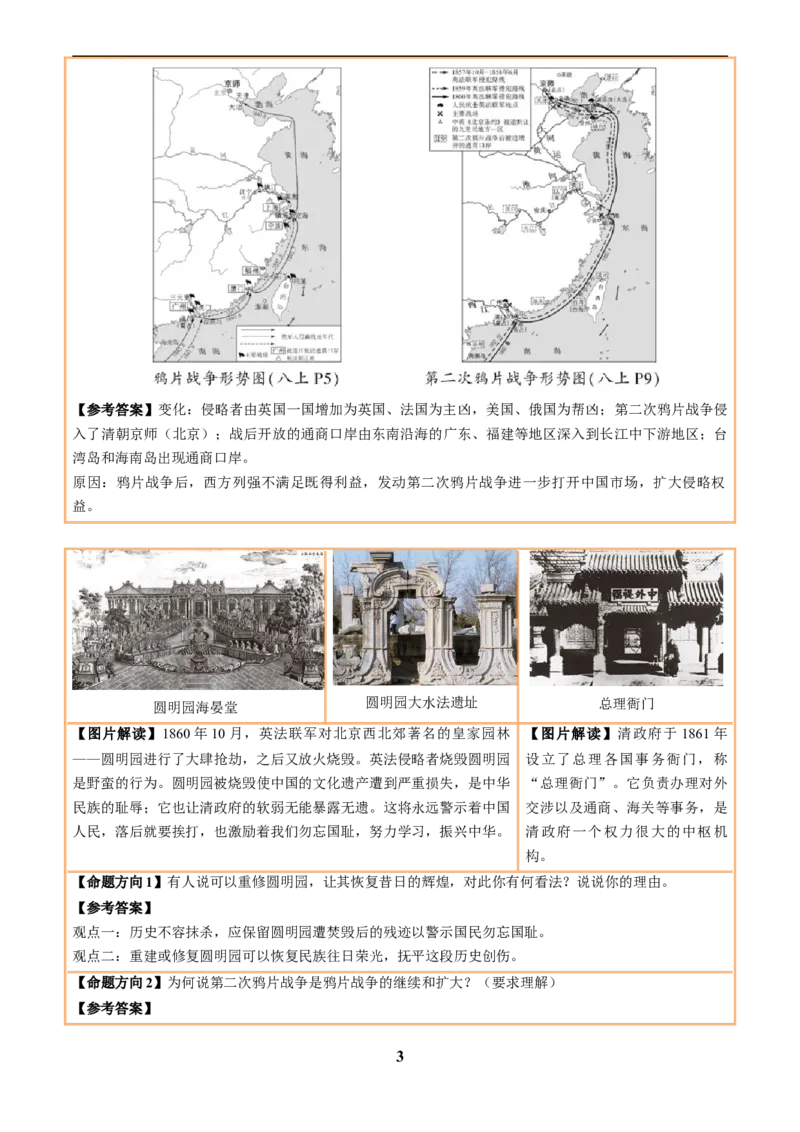 主题18常考图片识记(中国近现代史)(图片解读+命题方向+参考答案)_中考历史资料合集_中考历史专题复习讲义资料（可下载打印）