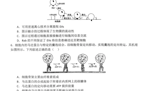 高一月考二生物试题_2026年01月高一试卷_260116河南省南阳市第一中学校2025-2026学年高一上学期分科后第二次月考