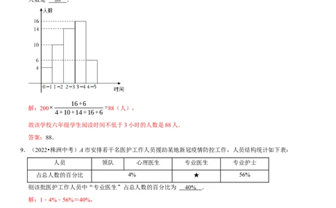 专题28统计与概率（解析版）-2023年中考数学一轮复习高频考点精讲精练（全国通用）_中考复习资料_语数英物化_2数学中考复习_2023年中考复习资料_一轮复习