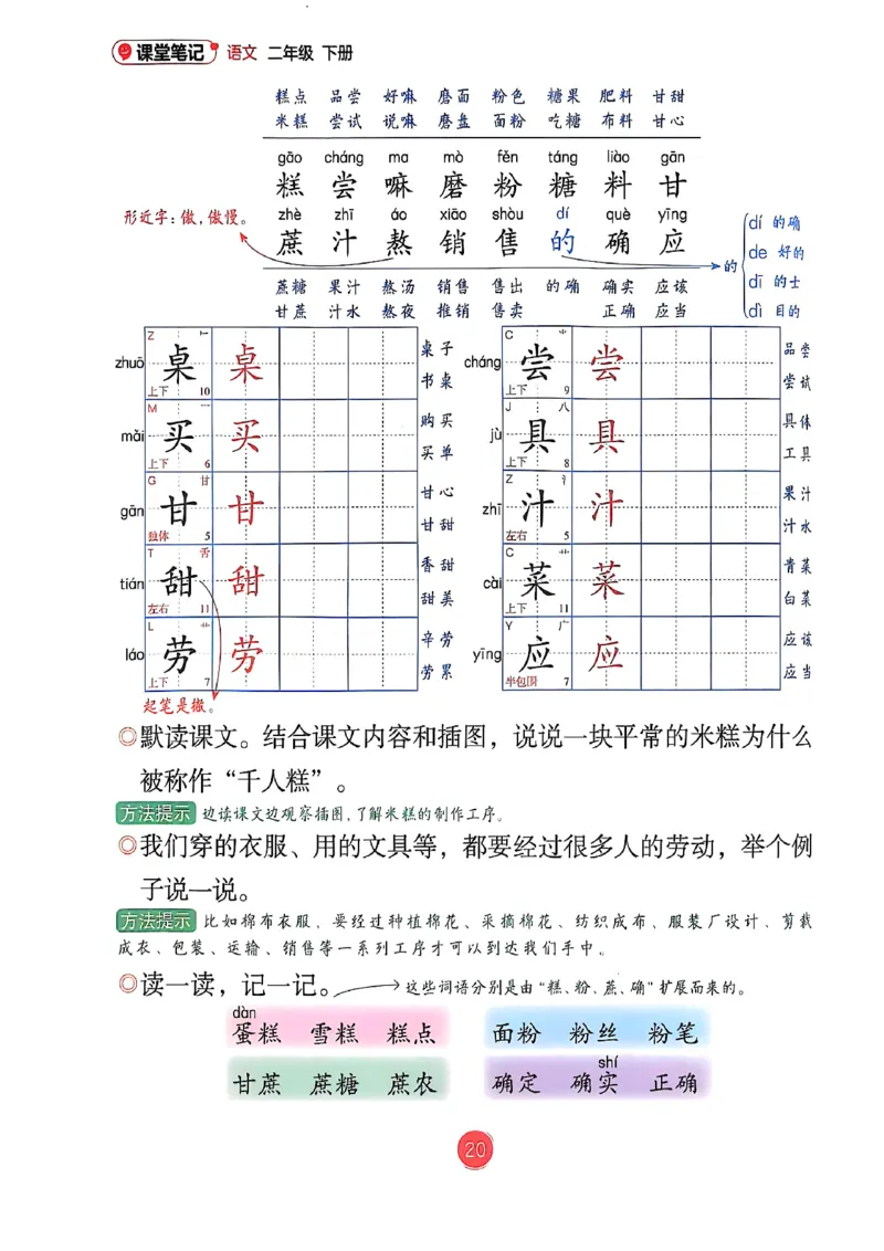 2026春小学2年级下册语文课堂笔记_2026春小学教辅大合集_3-26春《课堂笔记》系列_小学语文《课堂笔记》1-6年级下册（26春）(2)_《课堂笔记》1-6年级下册（26春）