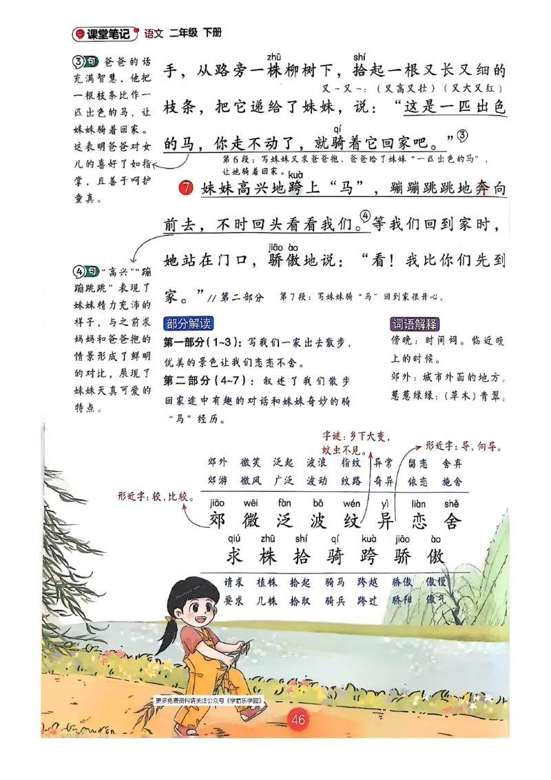 2026春小学2年级下册语文课堂笔记_2026春小学教辅大合集_3-26春《课堂笔记》系列_小学语文《课堂笔记》1-6年级下册（26春）(2)_《课堂笔记》1-6年级下册（26春）