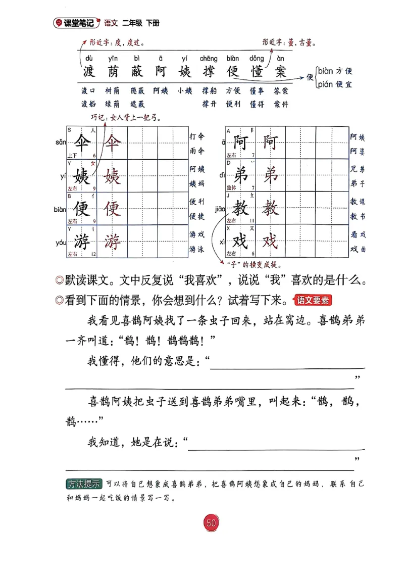 2026春小学2年级下册语文课堂笔记_2026春小学教辅大合集_3-26春《课堂笔记》系列_小学语文《课堂笔记》1-6年级下册（26春）(2)_《课堂笔记》1-6年级下册（26春）
