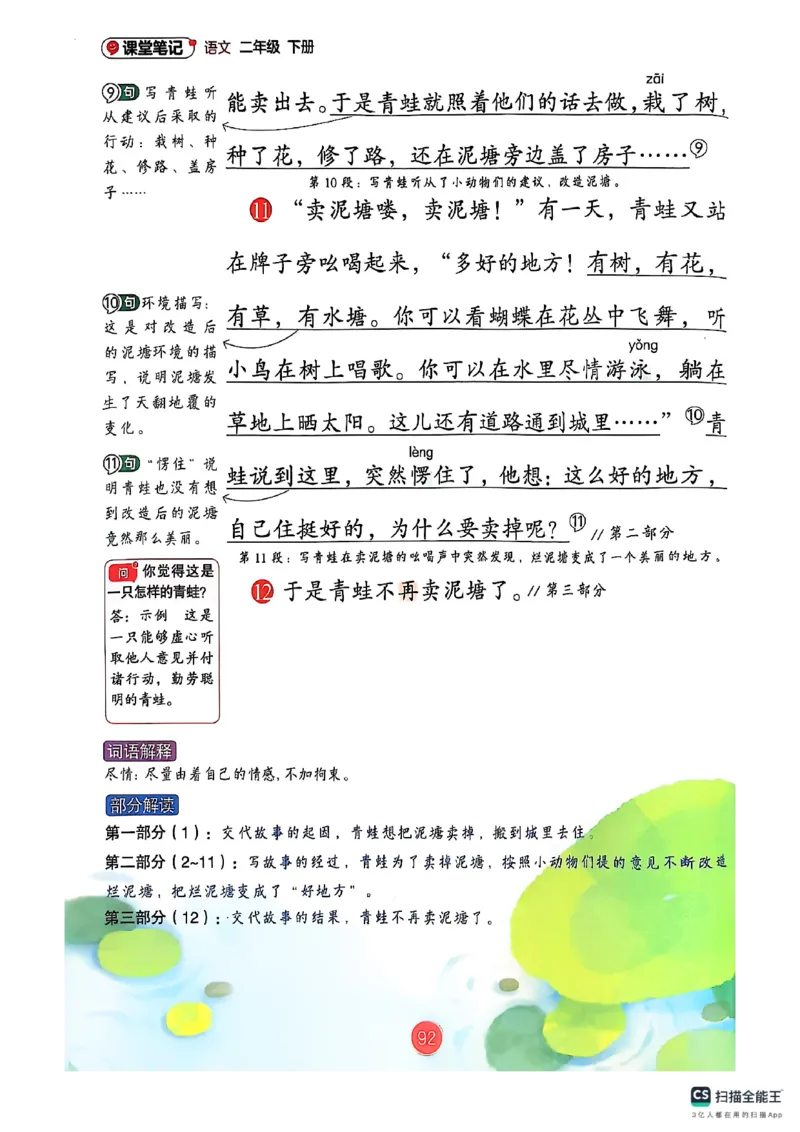2026春小学2年级下册语文课堂笔记_2026春小学教辅大合集_3-26春《课堂笔记》系列_小学语文《课堂笔记》1-6年级下册（26春）(2)_《课堂笔记》1-6年级下册（26春）