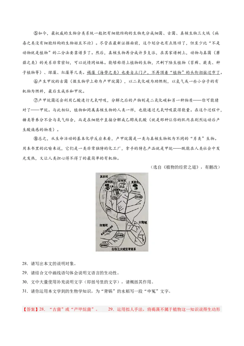 专题21说明文阅读（全国通用）（解析版）_中考复习资料_语数英物化_1语文中考复习_2026年中考复习（更新中）_好题汇编三年（2023-2025）中考语文真题分类汇编（全国通用）