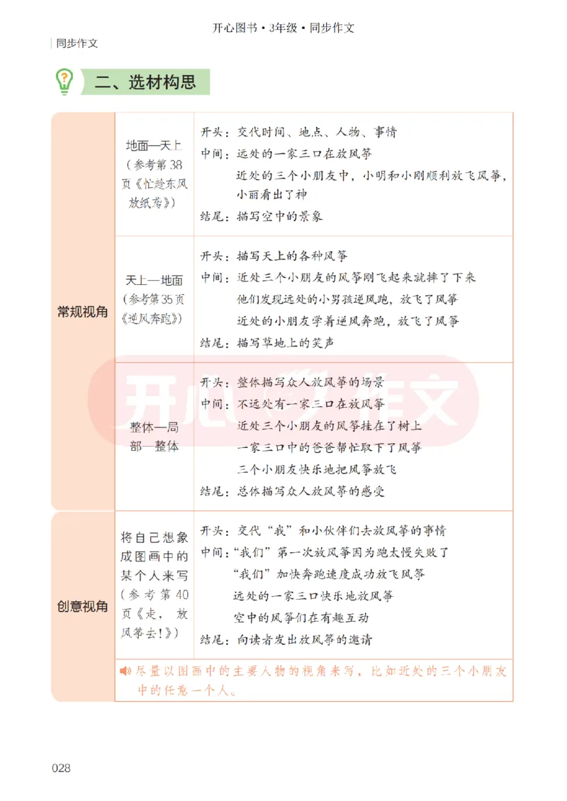 26春《开心同步作文》三下_2026春小学教辅大合集_13-26春《开心》系列_26春《开心同步作文》小学初中1-8年级下册合集