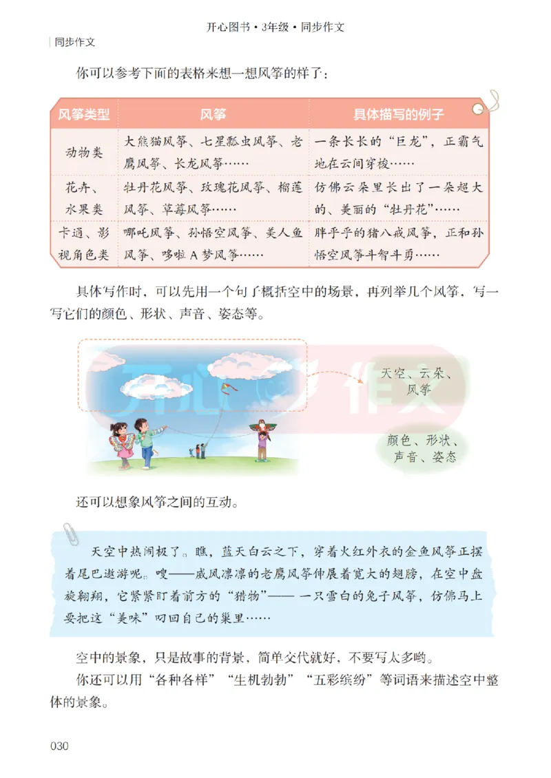 26春《开心同步作文》三下_2026春小学教辅大合集_13-26春《开心》系列_26春《开心同步作文》小学初中1-8年级下册合集