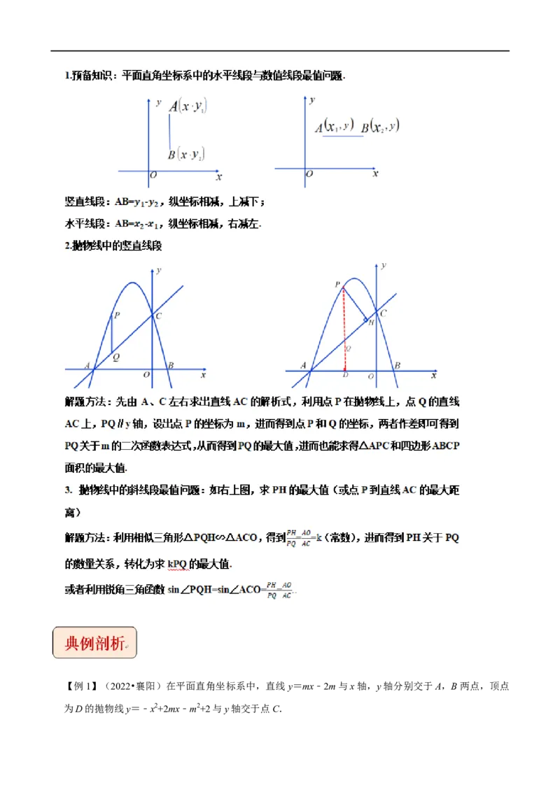 专题11二次函数与单线段最值问题-挑战2023年中考数学压轴题之学霸秘笈大揭秘（全国通用）（原卷版）_中考复习资料_语数英物化_2数学中考复习_2023年中考复习资料_专项复习
