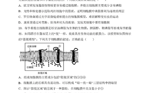 黑龙江省哈尔滨市第三中学校2025-2026学年高一上学期11月期中生物试题含答案_2025年11月高一试卷_251110河黑龙江省哈尔滨市第三中学校2025-2026学年高一上学期11月期中考试（全）