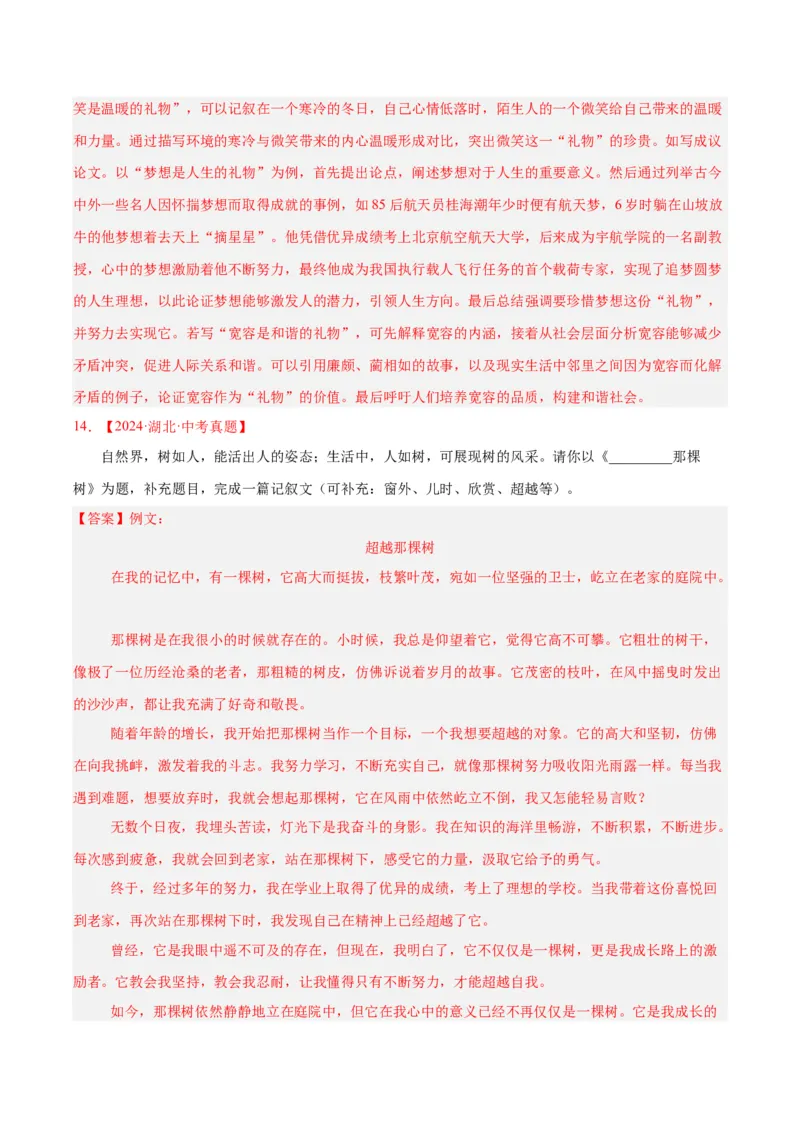 专题25半命题作文（全国通用）（解析版）_中考复习资料_语数英物化_1语文中考复习_2026年中考复习（更新中）_好题汇编三年（2023-2025）中考语文真题分类汇编（全国通用）