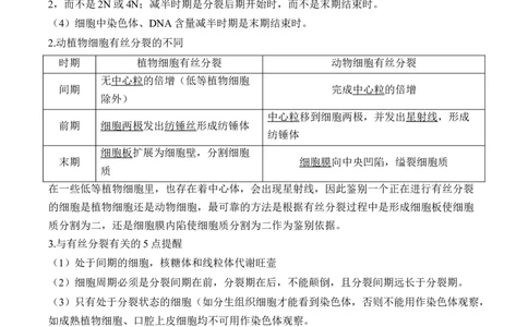 （7）细胞的生命历程&mdash;&mdash;2025届高考生物二轮复习易错重难提升（含解析）_2025年新高考资料_二轮复习_2025届高考生物二轮复习易错重难提升（含解析）