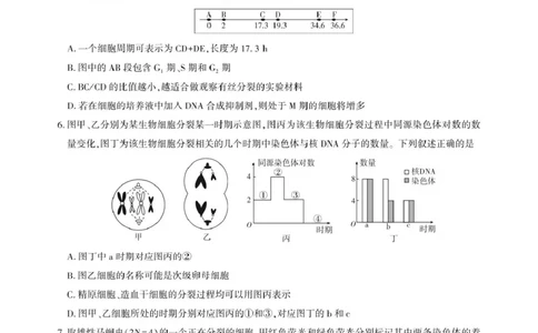 高一期中联考-生物试卷_2025年05月试卷_0521湖北省&ldquo;荆、荆、襄、宜四地七校考试联盟&rdquo;2024-2025学年高一下学期期中联考