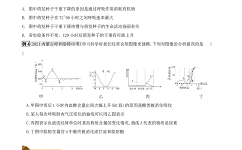 题型02图表分析（原卷版）_6生物中考复习_2023年中考复习资料_专项复习_2023年中考生物总复习真题探究与变式训练（全国通用）