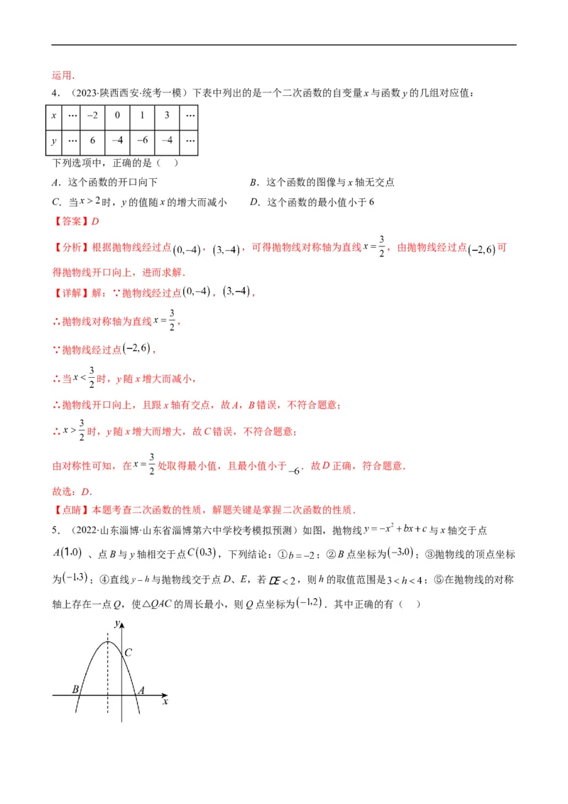专题13一次函数、反比例函数、二次函数的图象与性质（重点突围）(解析版)_中考复习资料_语数英物化_2数学中考复习_2023年中考复习资料_专项复习
