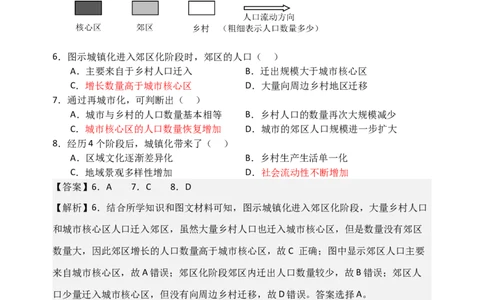 高一地理试卷含答案解析_2025年05月试卷_0501重庆市万州二中2024-2025学年高一下学期期中考试_重庆市万州二中2024-2025学年高一下学期期中考试地理（含答案）