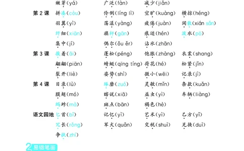 26春53天天练三下人教语文《单元归类知识汇总》_2026春人教语文53单元知识归纳总结