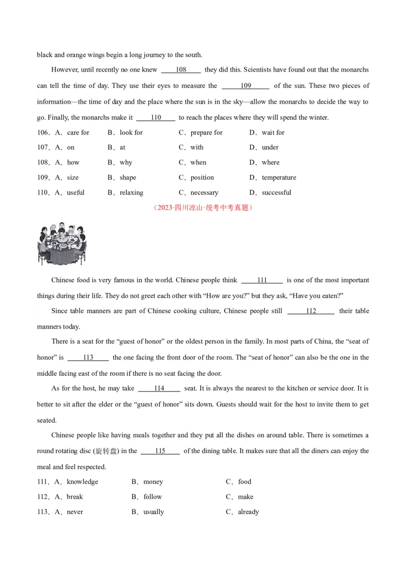 专题17完形填空考点3说明建议类（全国通用）（原卷版）_中考复习资料_语数英物化_3英语中考复习_2026年中考复习（更新中）