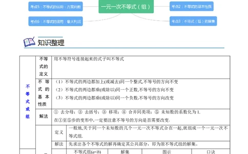 专题07一元一次不等式（组）考点精讲（解析版）_中考复习资料_语数英物化_2数学中考复习_2023年中考复习资料_专项复习_中考高分导航备战2023年中考数学考点总复习（全国通用）