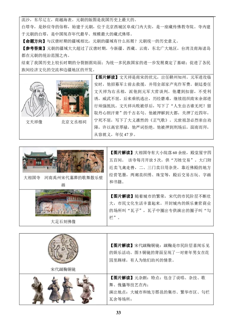 主题17常考图片识记(中国古代史)(图片解读+命题方向+参考答案)_中考历史资料合集_中考历史专题复习讲义资料（可下载打印）
