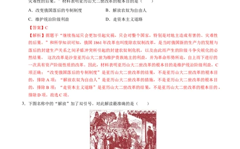 专题27殖民地人民的反抗和资本主义制度的扩展（练习）（解析版）_中考历史资料合集_2026中考历史一轮复习课件_一轮练习