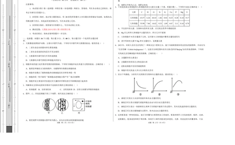 高一生物上学期第一次月考卷（天津专用）（考试版A3）_2025年10月高一试卷_2510032025-2026学年高一生物上学期第一次月考_2025-2026学年高一生物上学期第一次月考（天津专用）Word版含解析