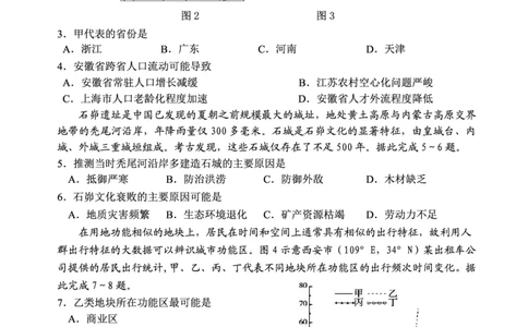 （教研室提供）山东省威海市2023-2024学年高一下学期期末考试地理试题_2024年08月试卷_0815山东省威海市2023-2024学年高一学期期末考试