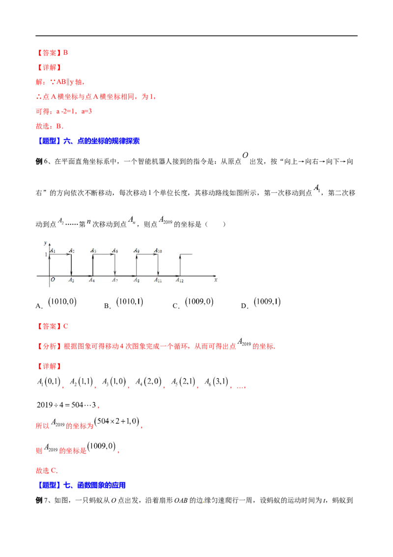 专题11平面直角坐标系(解析版)_中考复习资料_语数英物化_2数学中考复习_2023年中考复习资料_一轮复习_备战2023年中考数学一轮复习之必考点题型全归纳与分层精练（全国通用）