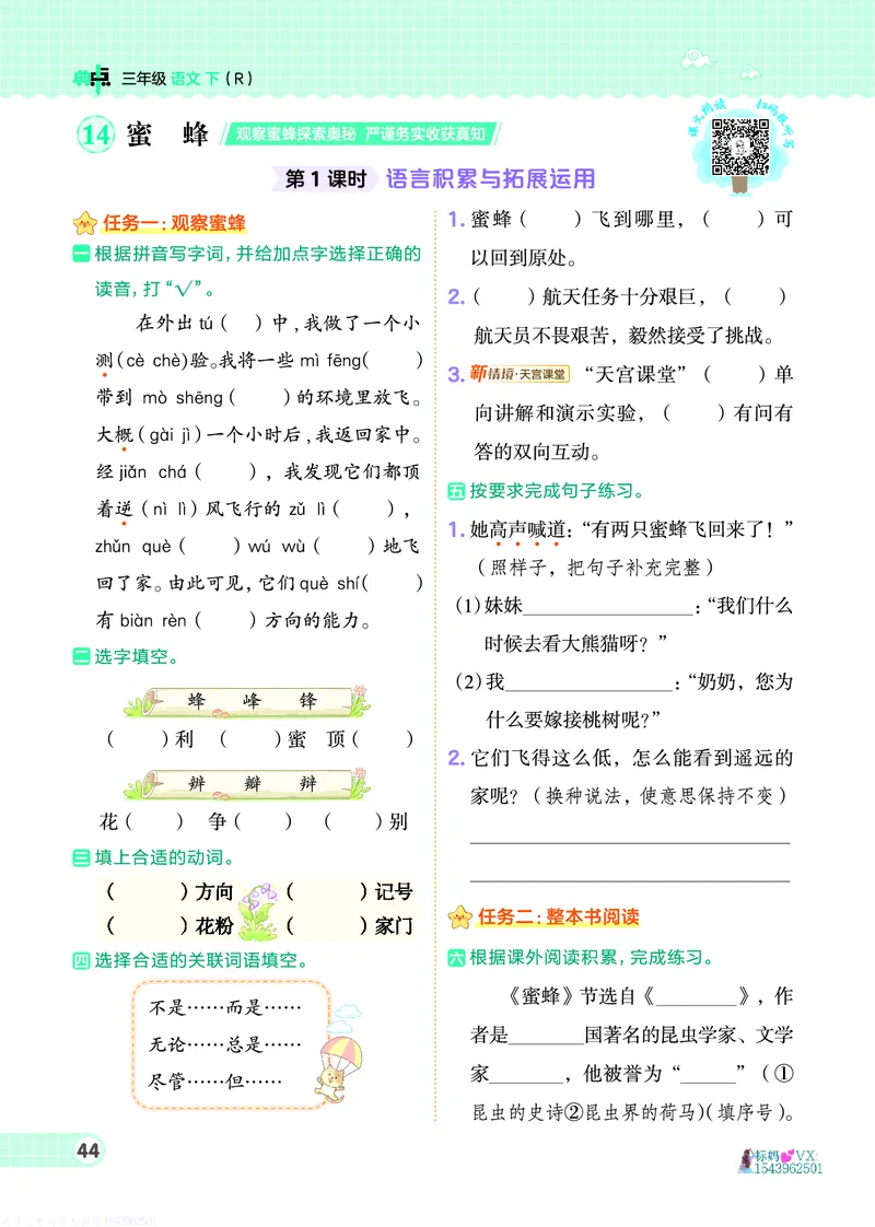 25春三下语文-典中点_2026春小学教辅大合集_6-26春《典中点》系列_26春《典中点》语文人教版（完整版）_25春最新1-6年级语文下册典中点+试卷_25春三下语文-典中点练习册+试卷+夹册