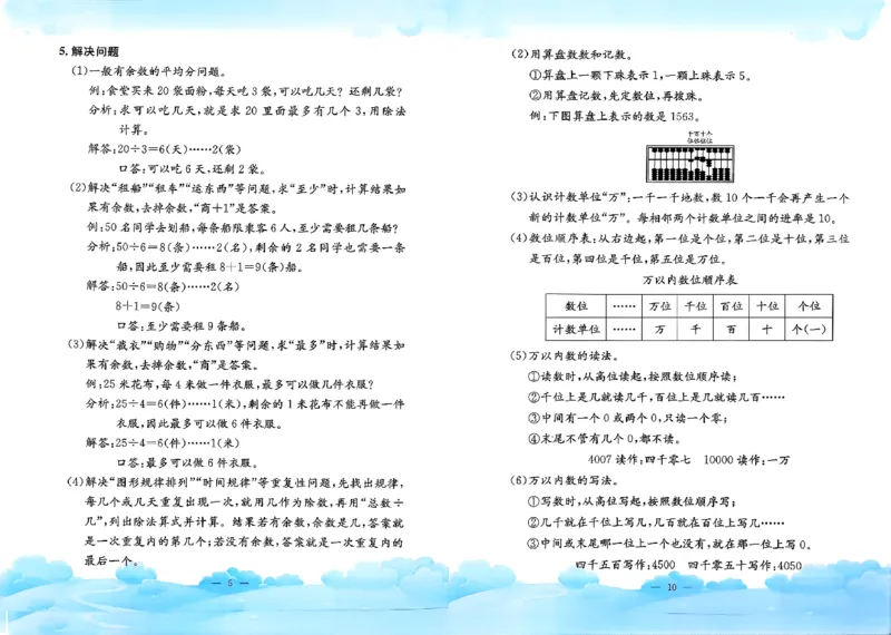 二下数学单元知识梳理_2下数学人教版