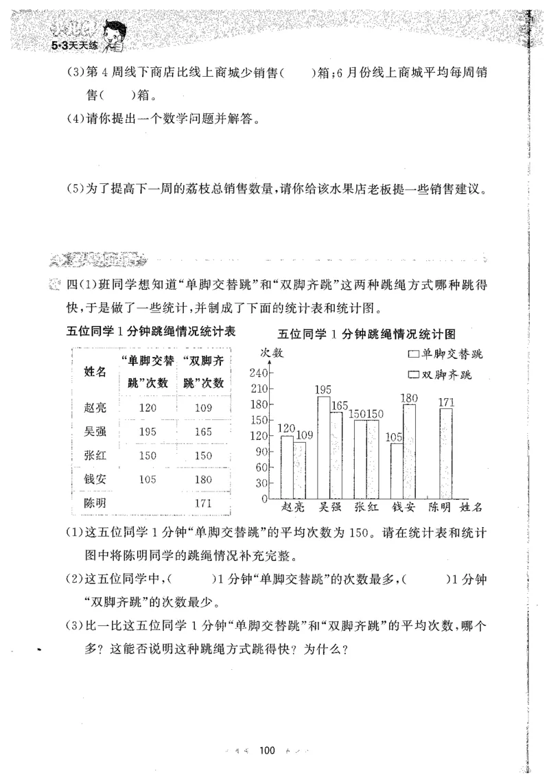 26春53天天练数学RJ4下主书_2026春小学教辅大合集_7-26春《53天天练》系列_26春《53天天练》数学_26春人教版数学1-6年级下册《53天天练》_26春《53天天练》数学RJ4下