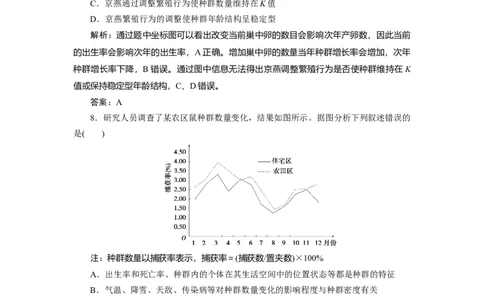 高中生物一轮复习专题训练：第28讲种群及其动态（word含解析）_新高考复习资料_2023年新高考复习资料_一轮复习_名师精选2023届新高考生物一轮复习专题训练卷(word版含解析）